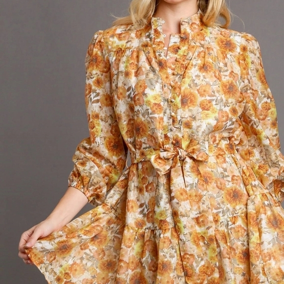 Umgee Dresses & Skirts - Umgee Floral Print Women's Dress